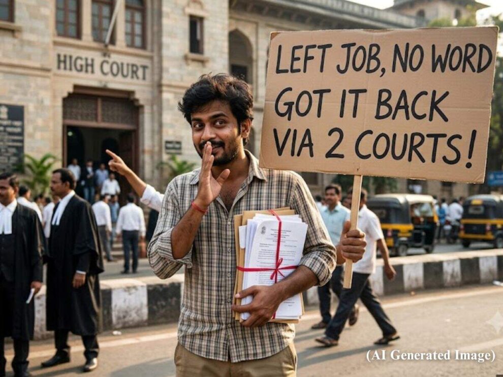 'No notice, no explanation': Noida man leaves job without a word and still convinces two courts to reinstate him