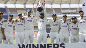 Suthar's debut six-for powers India to their biggest Test win