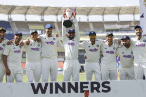 Suthar's debut six-for powers India to their biggest Test win